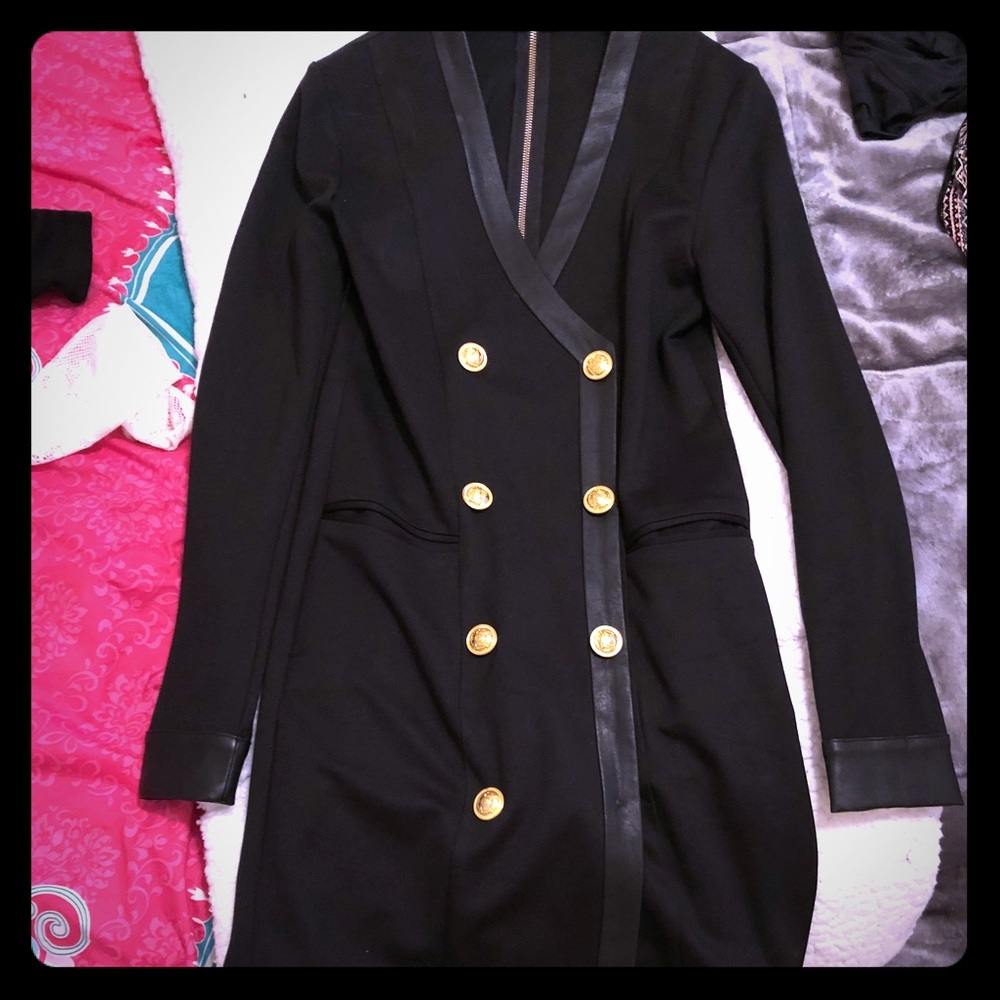 Long sleeve business dress